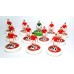 Subbuteo Andrew Table Wrexham 80's kit on WSB Professional bases
